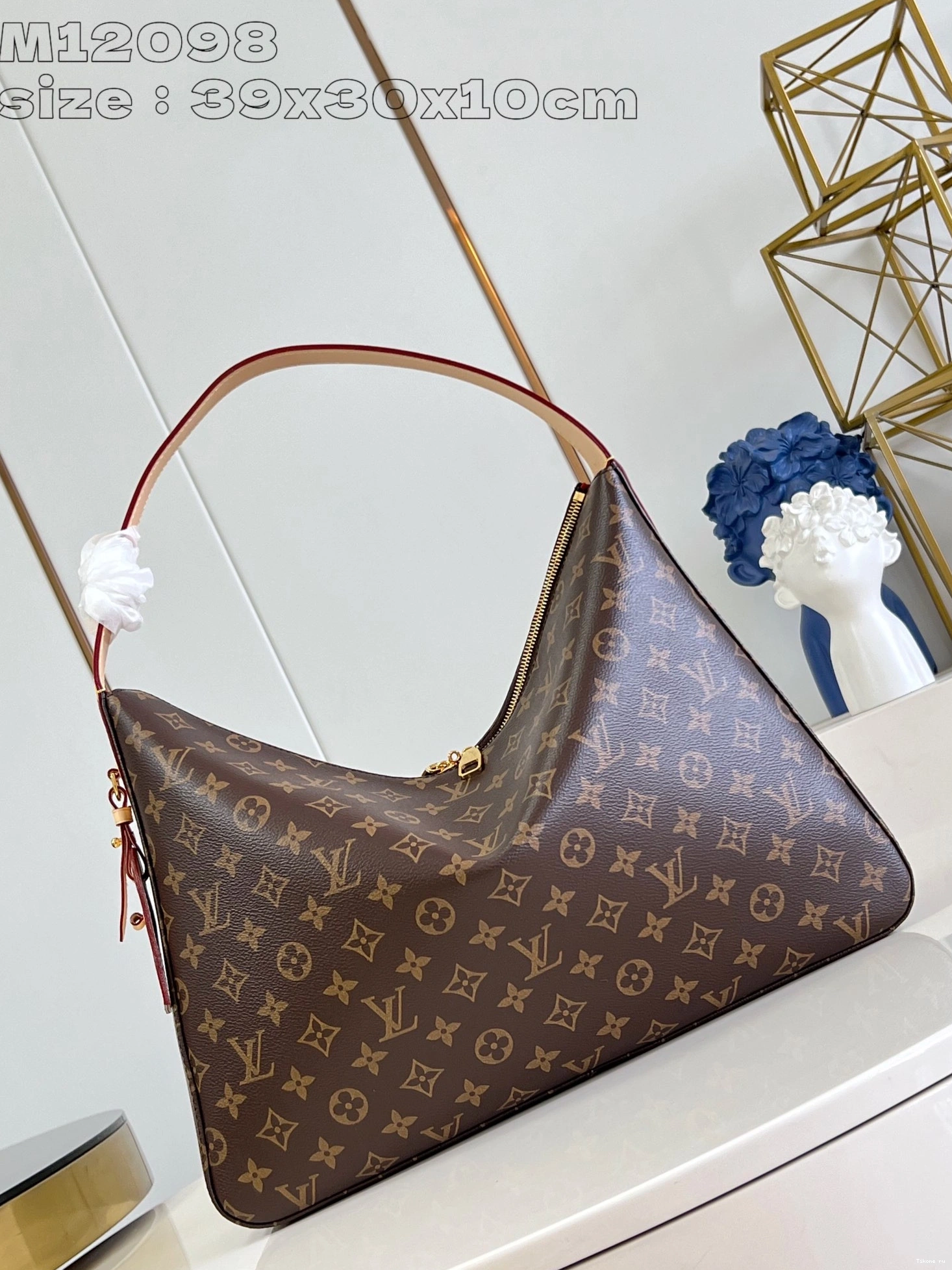 Affordable MM-39x30x10cm LOUIS Slouchy VUITTON 0717